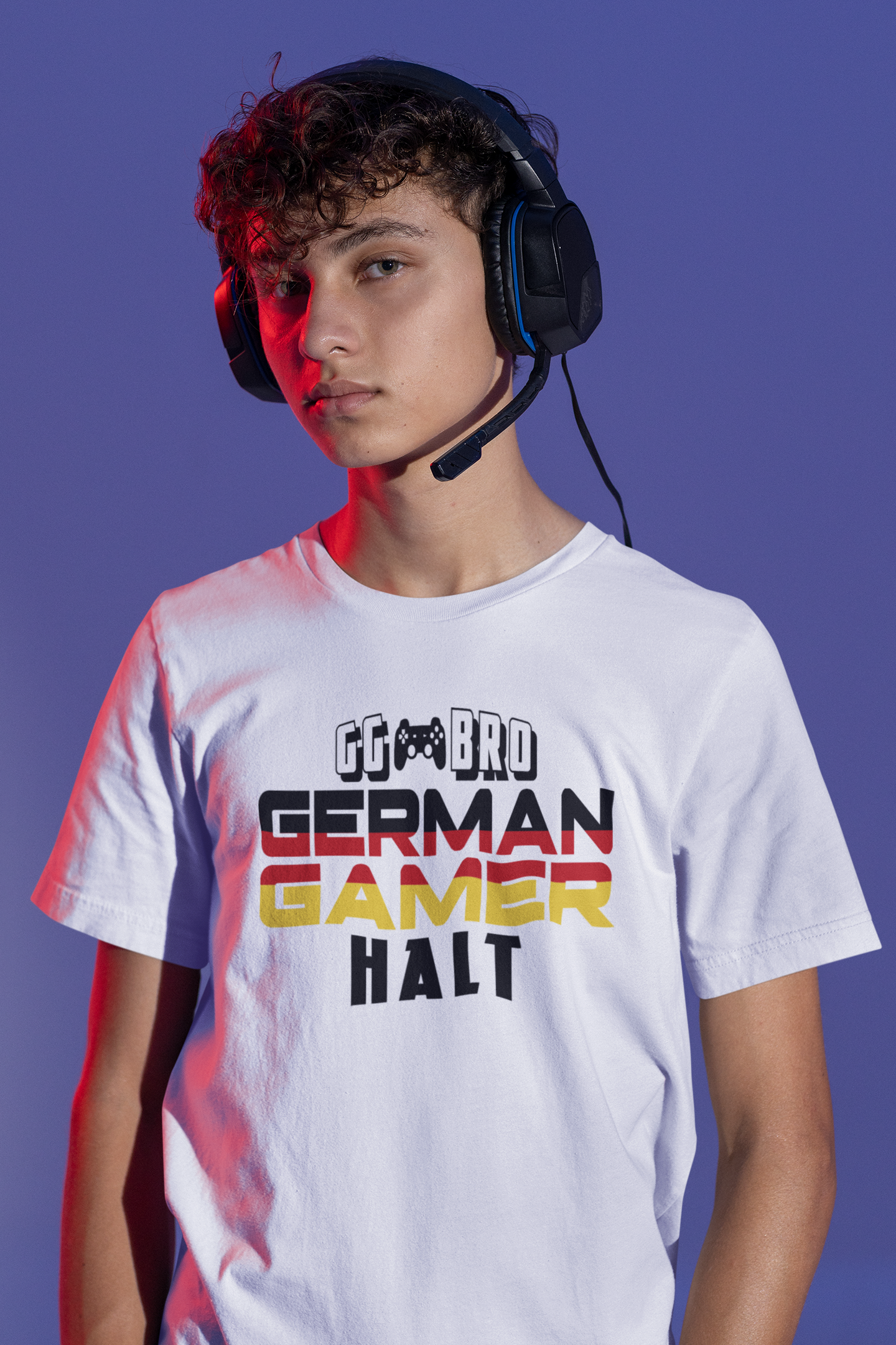 GERMAN GAMER HALT T-SHIRT