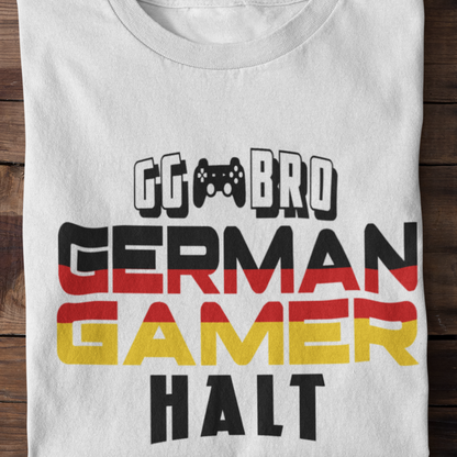 GERMAN GAMER HALT T-SHIRT